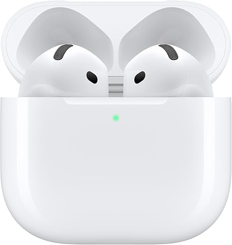 Apple AirPods 4 Wireless Earbuds, Bluetooth Headphones, Personalized Spatial Audio