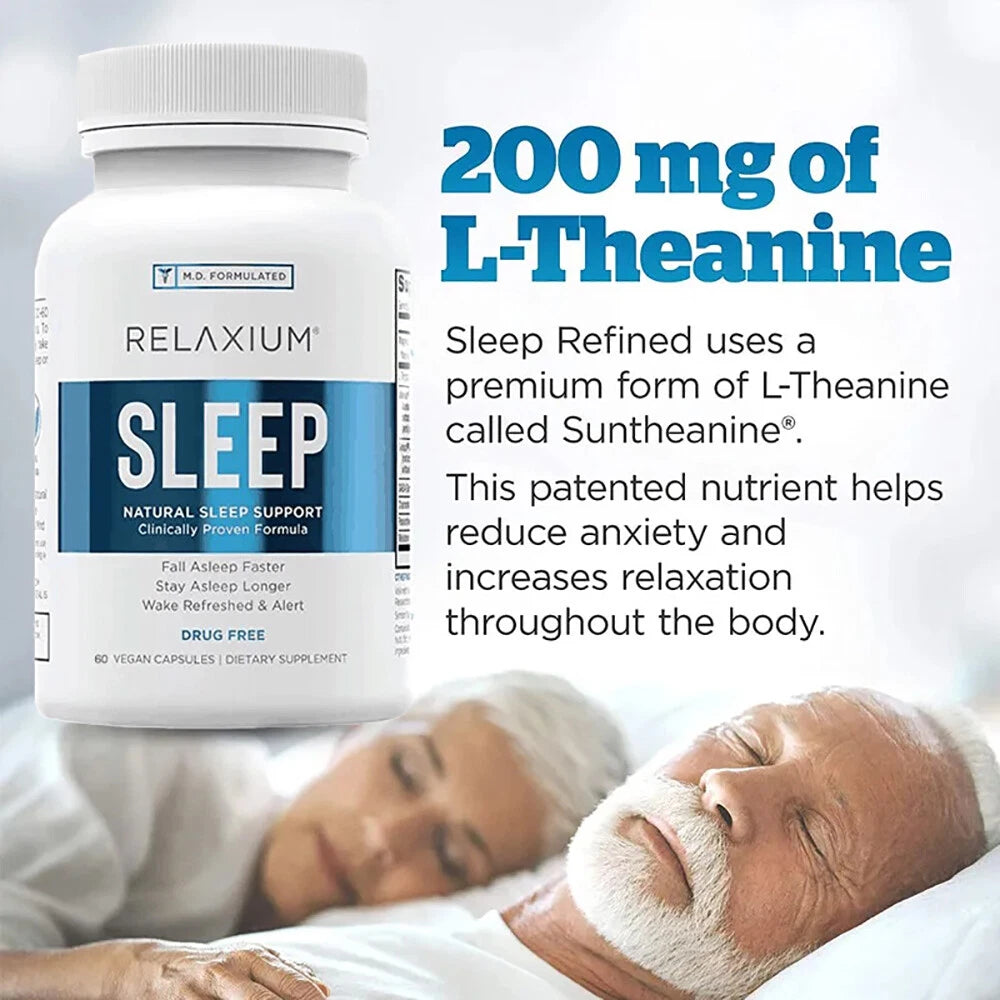 Relaxium Sleep, Helps Relax and Promote Natural Sleep, Sleep Aid 60 Capsules