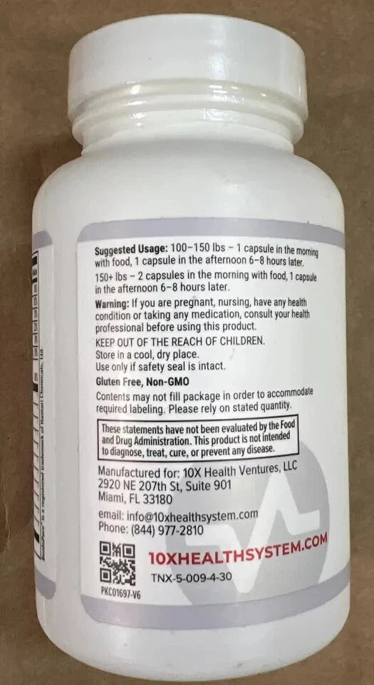 10X Health Optimize Methylated Multivitamin 90 Caps EXP 04/2027