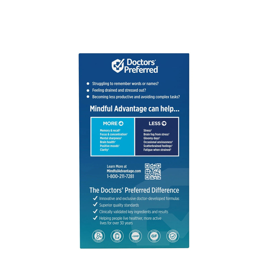 Mindful Advantage - 30 Capsules (30 Servings)