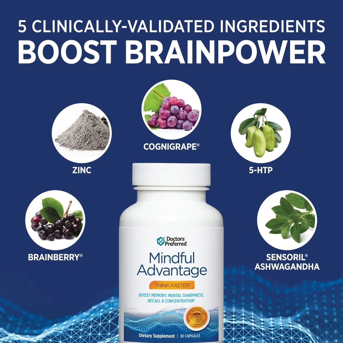 Mindful Advantage - 30 Capsules (30 Servings)